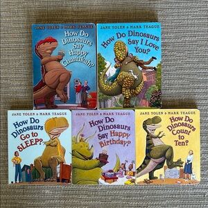 How Do Dinosaurs Book Set by Jane Yolen & Mark Teague
